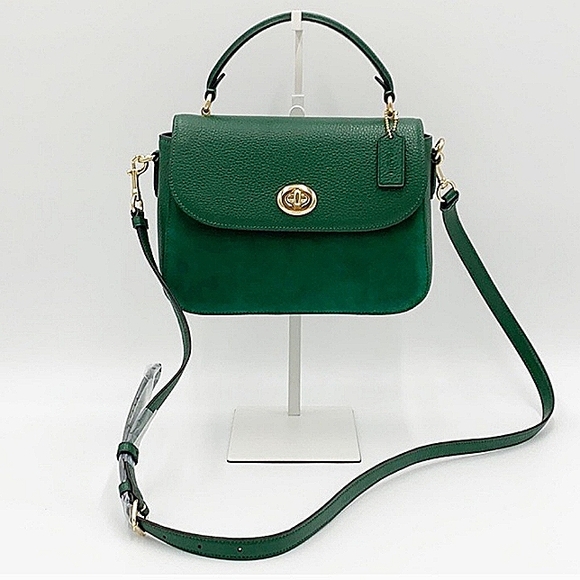 Coach Bags Coach Marlie Green Top Handle Satchel Poshmark